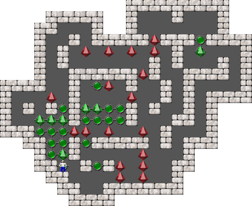 Sokoban David W. Skinner Arranged level 154